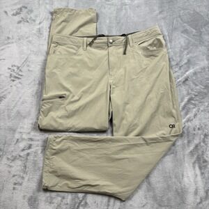 Outdoor Research Ferrosi Hiking Pants Mens 40x30 Green Stretch Cargo Outdoor